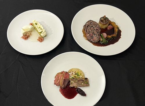 Competition winner dishes