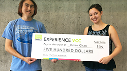 Meet Experience VCC tuition winner Brian Chan