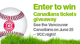 Enter to win Vancouver Canadians tickets