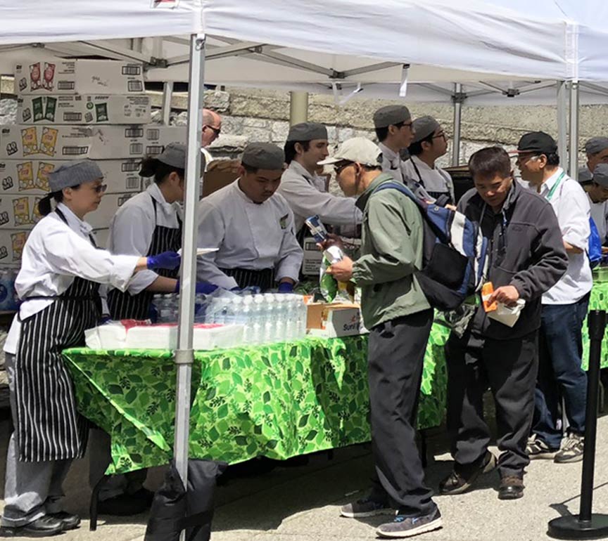 VCC culinary students helping neighbours in need