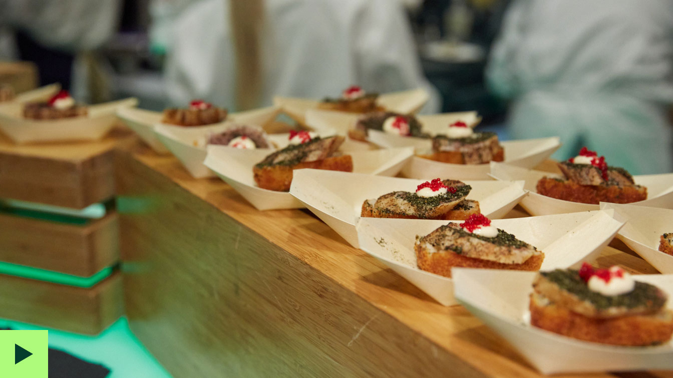 plated dish from flourish gala event