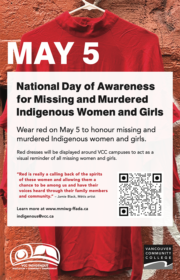 National Day of Awareness for Missing and Murdered Indigenous Women and Girls