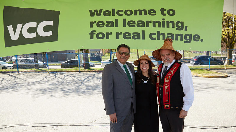 VCC president and VCC Indigenous Deans