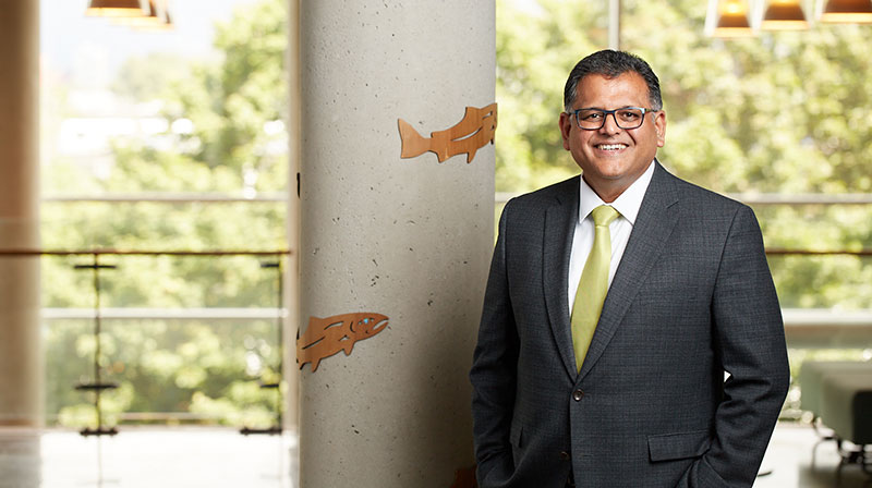 Headshot of VCC president Ajay Patel