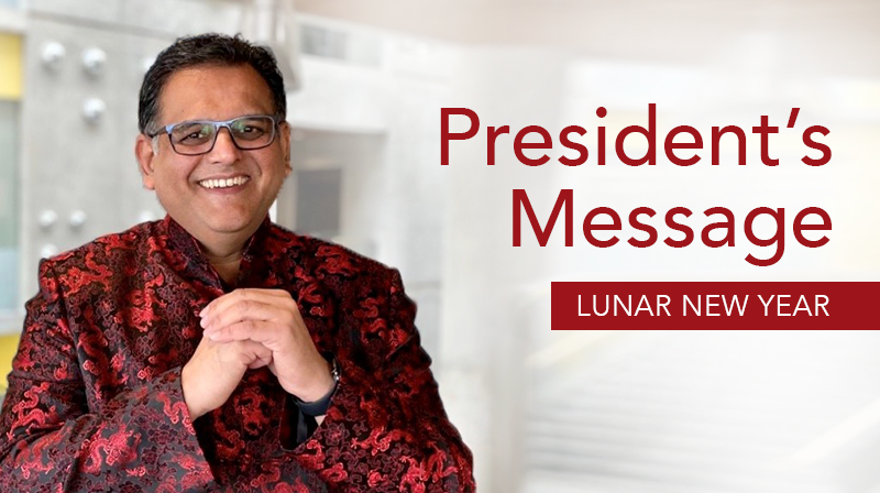 President's message Lunar New Year 2022