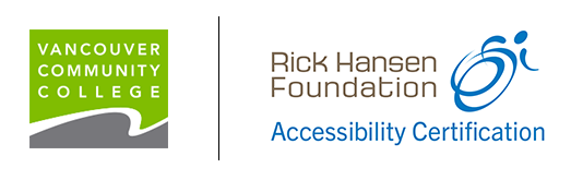 Rick Hansen Foundation Accessibility Certification VCC logos