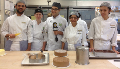 City TV host learns to bake at VCC.